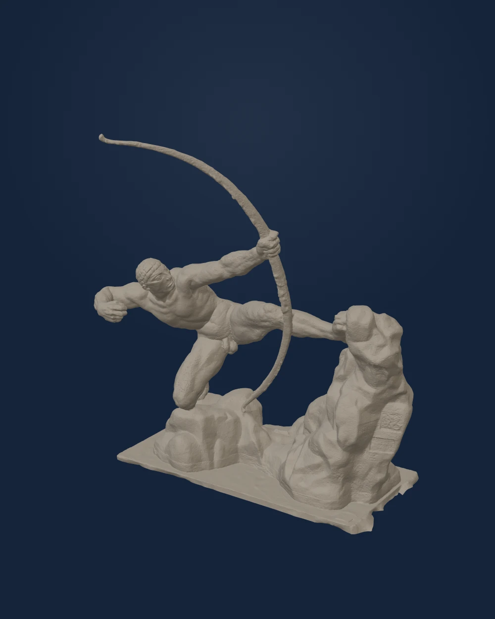 Héraklès archer (Hercules the Archer), second version, full-scale model — still image