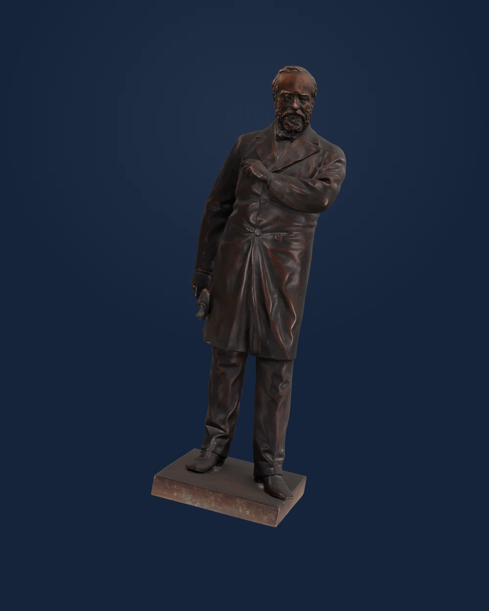 James Garfield — Attributed to John Quincy Adams Ward (1830–1910) · c. 1883–1887