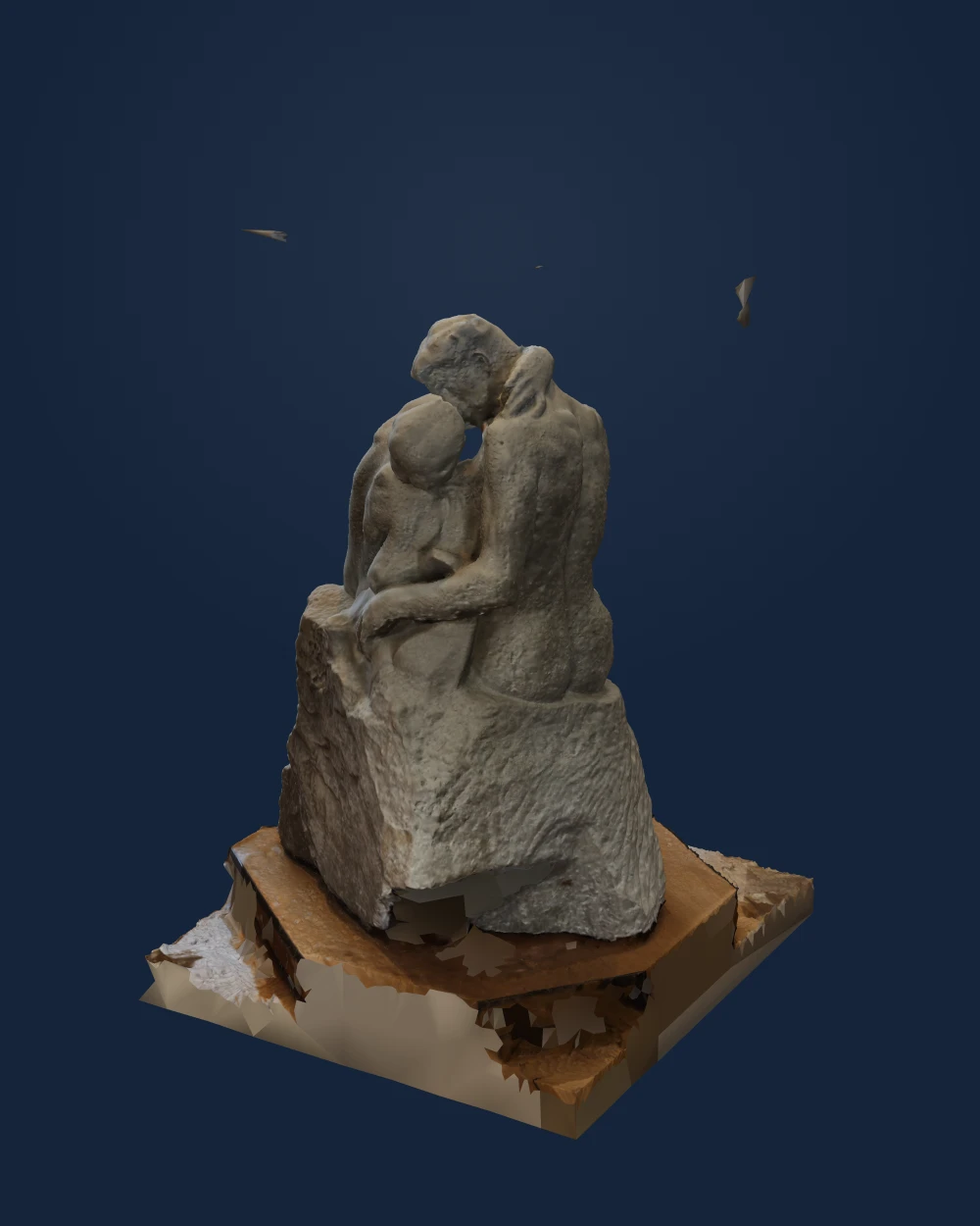 The Kiss — Auguste Rodin · Conceived c. 1882; carved 1888–1898
