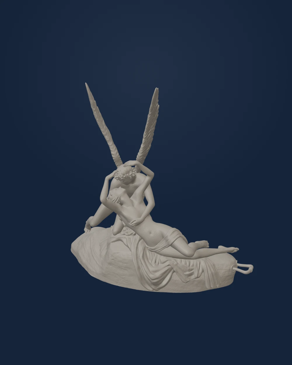Psyche Revived by Cupid's Kiss — Antonio Canova; source mesh remix by 3DLadnik after Scan The World · 1787-1793