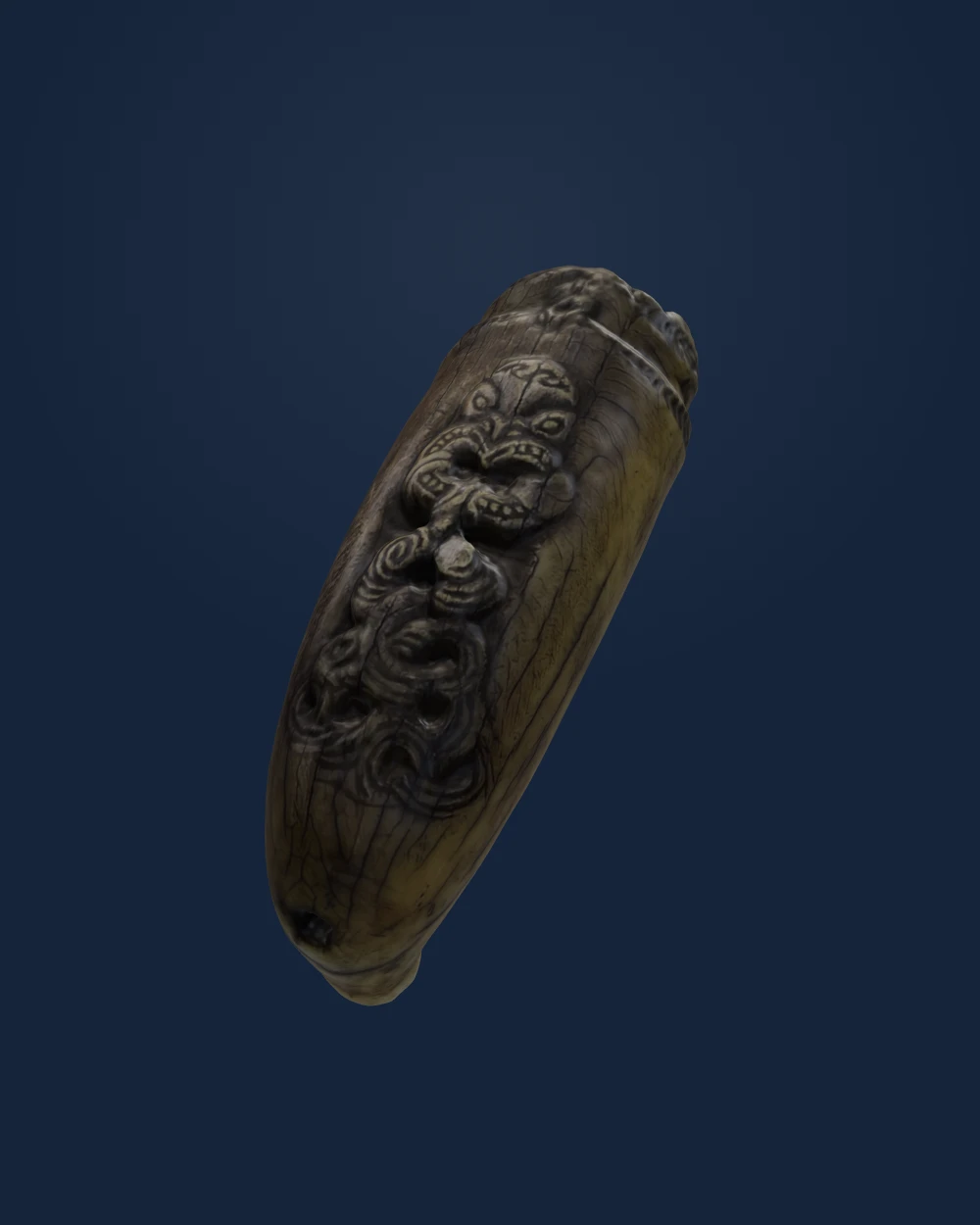 Māori Nguru (Nose Flute) — Māori artist · date unknown