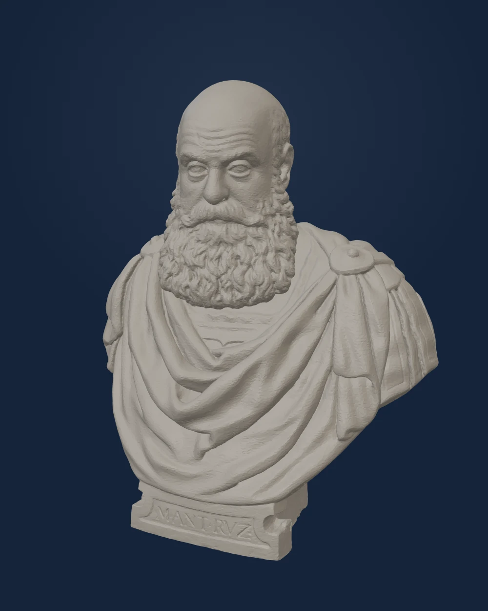 Bust of Marcantonio Ruzzini, Domenico da Salo, Marble — Undated