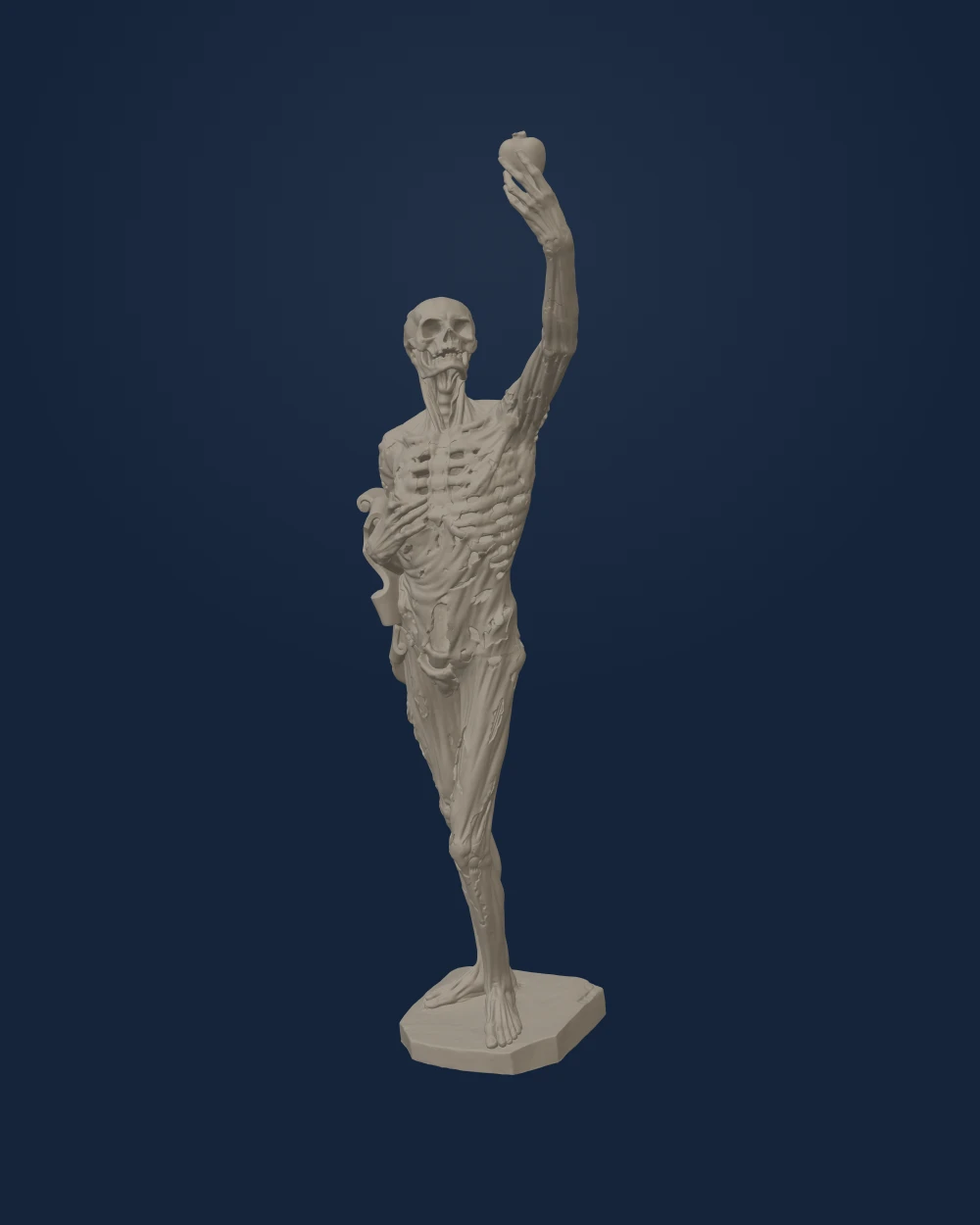 Le Transi de René de Chalon — Ligier Richier · 1545 (plaster cast from 1922)