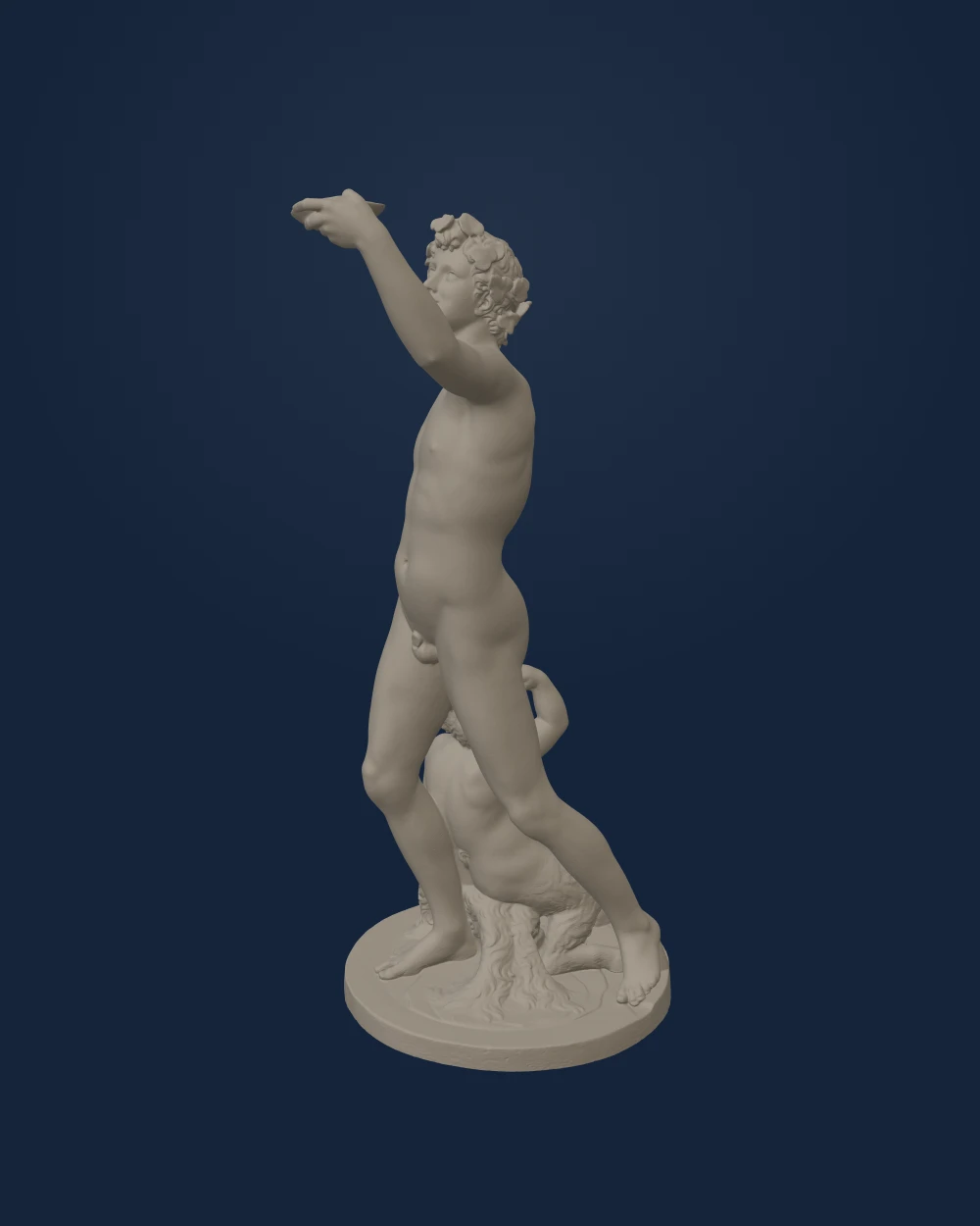 Standing Bacchus — Jacopo Sansovino; SMK plaster cast · 1511–1512
