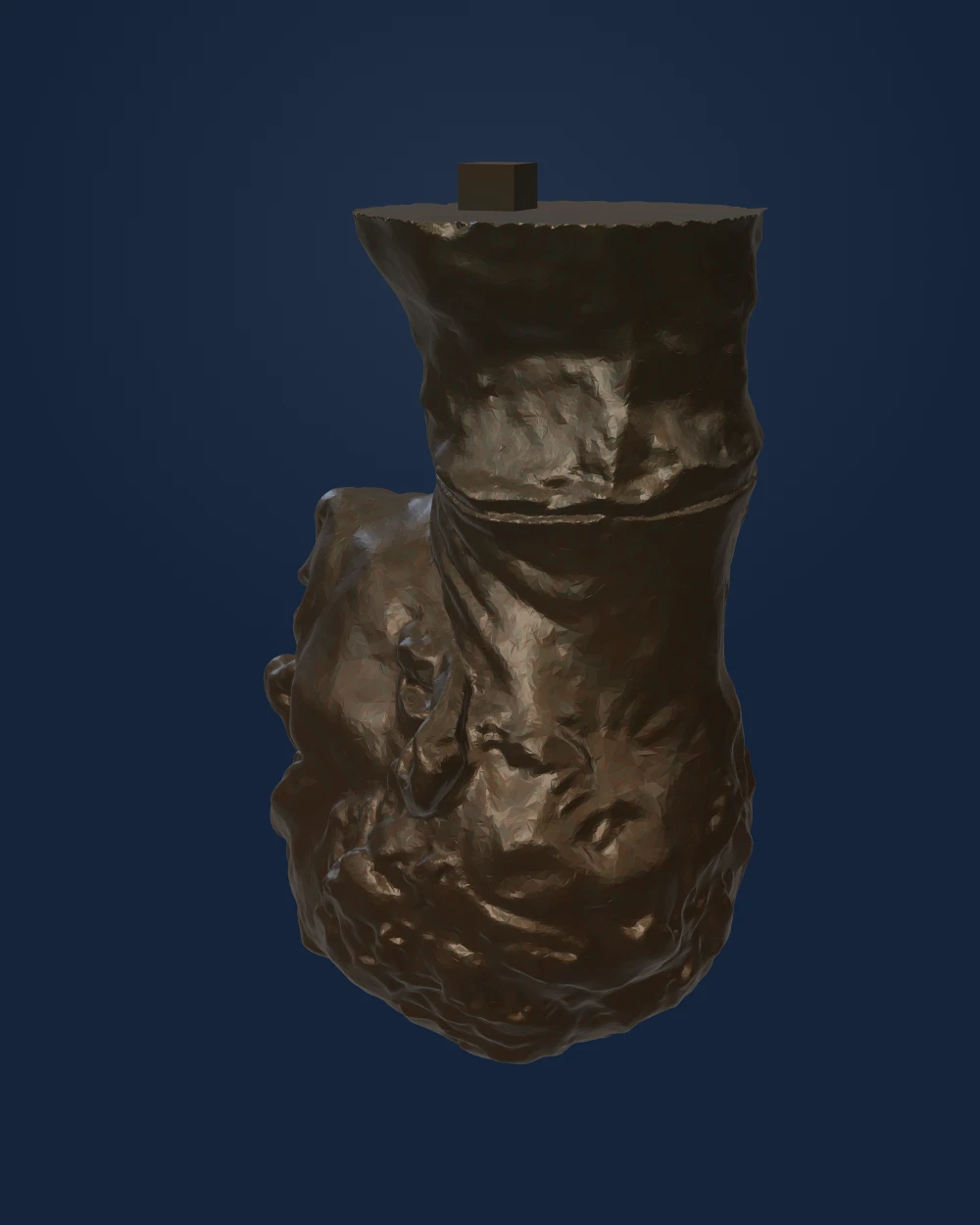 Heroic Head Of Pierre De Wissant, Auguste Rodin, Bronze — Modern