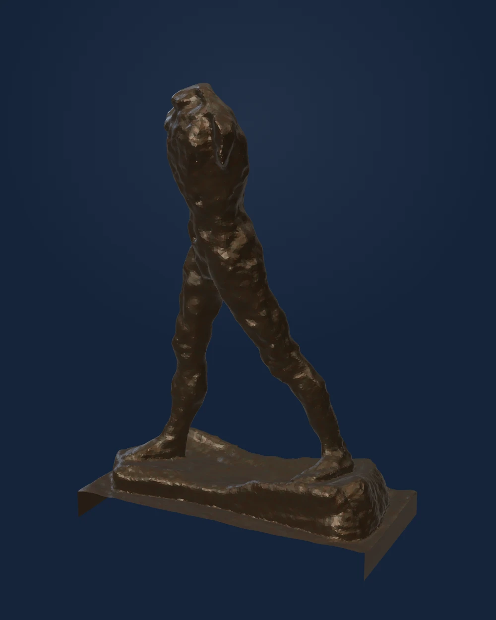 The Walking Man, Auguste Rodin, Bronze — Modern