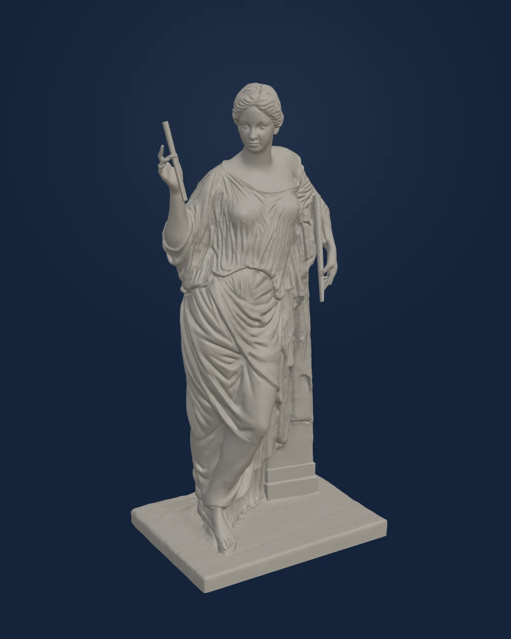 Aphrodite Leaning against a Pillar — still image