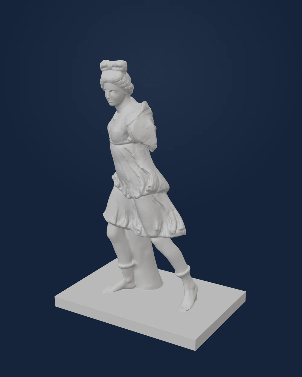 Artemis of the Rospigliosi Type — Unknown Roman sculptor (after a Pergamene original) · Roman Imperial period (after a c. 200 BCE Hellenistic original)