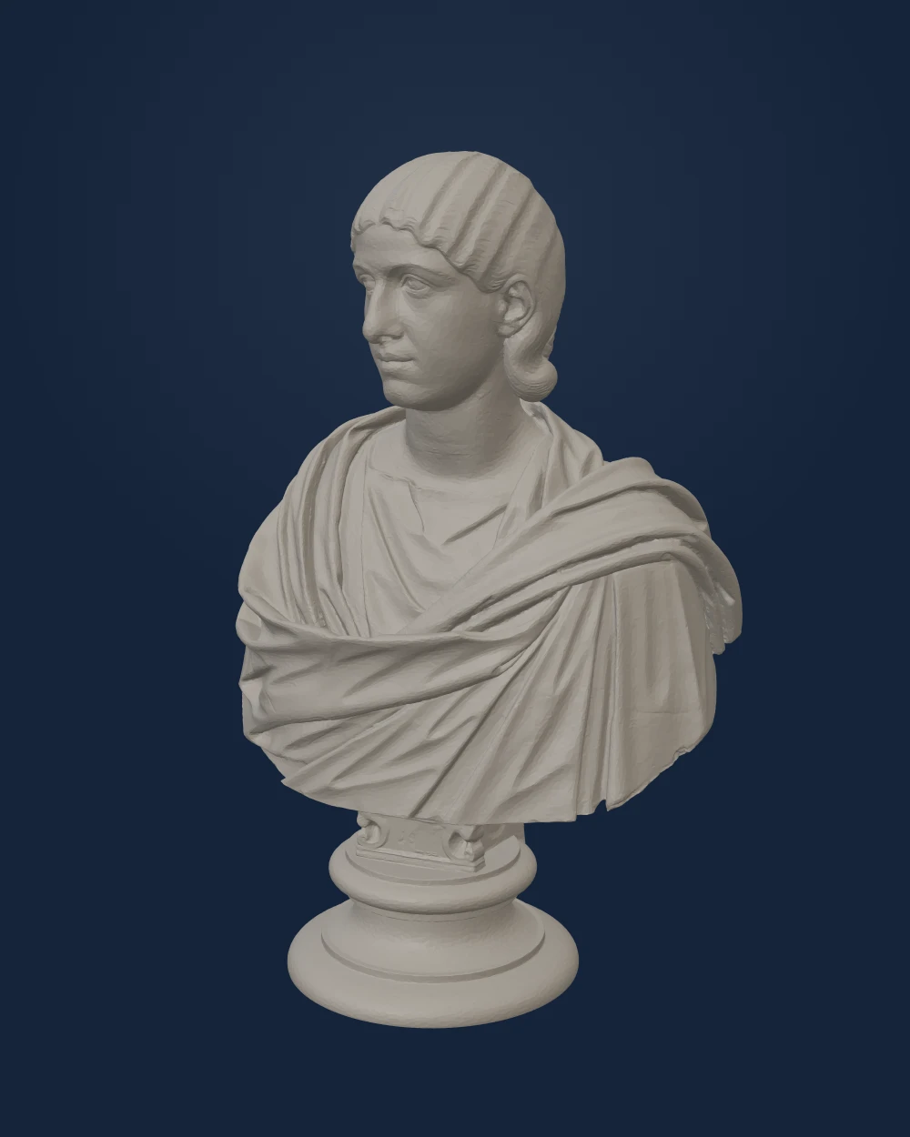 Portrait of Julia Mamaea, Marble — Ancient