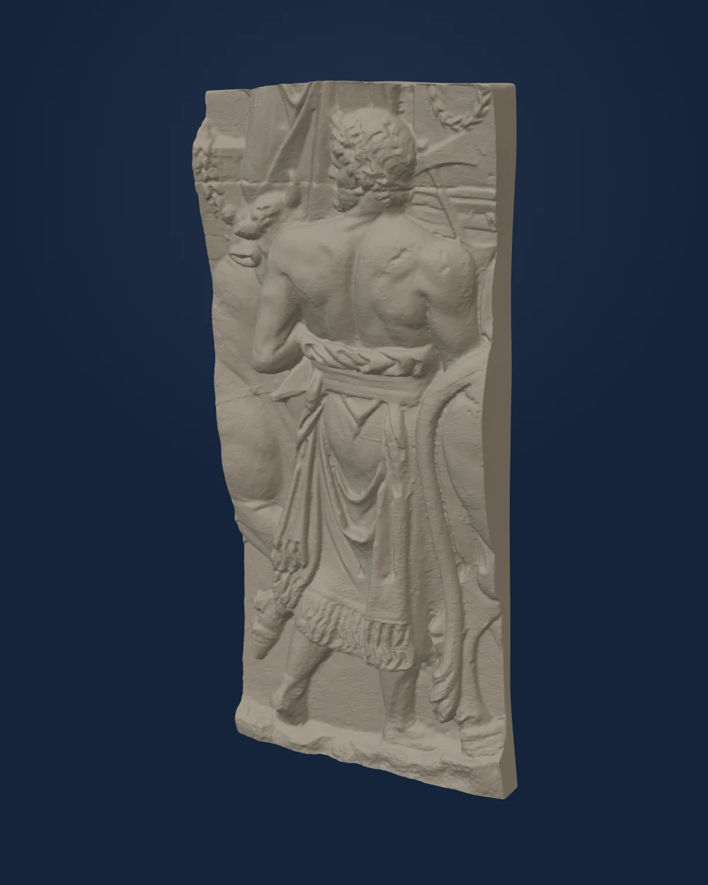 Laurel-Wreathed Sacrificial Attendant — Unknown sculptor · 113