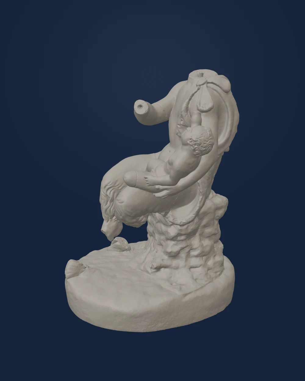 Pan and Bacchus — Unknown Roman artist(s) · 1st to 2nd century CE