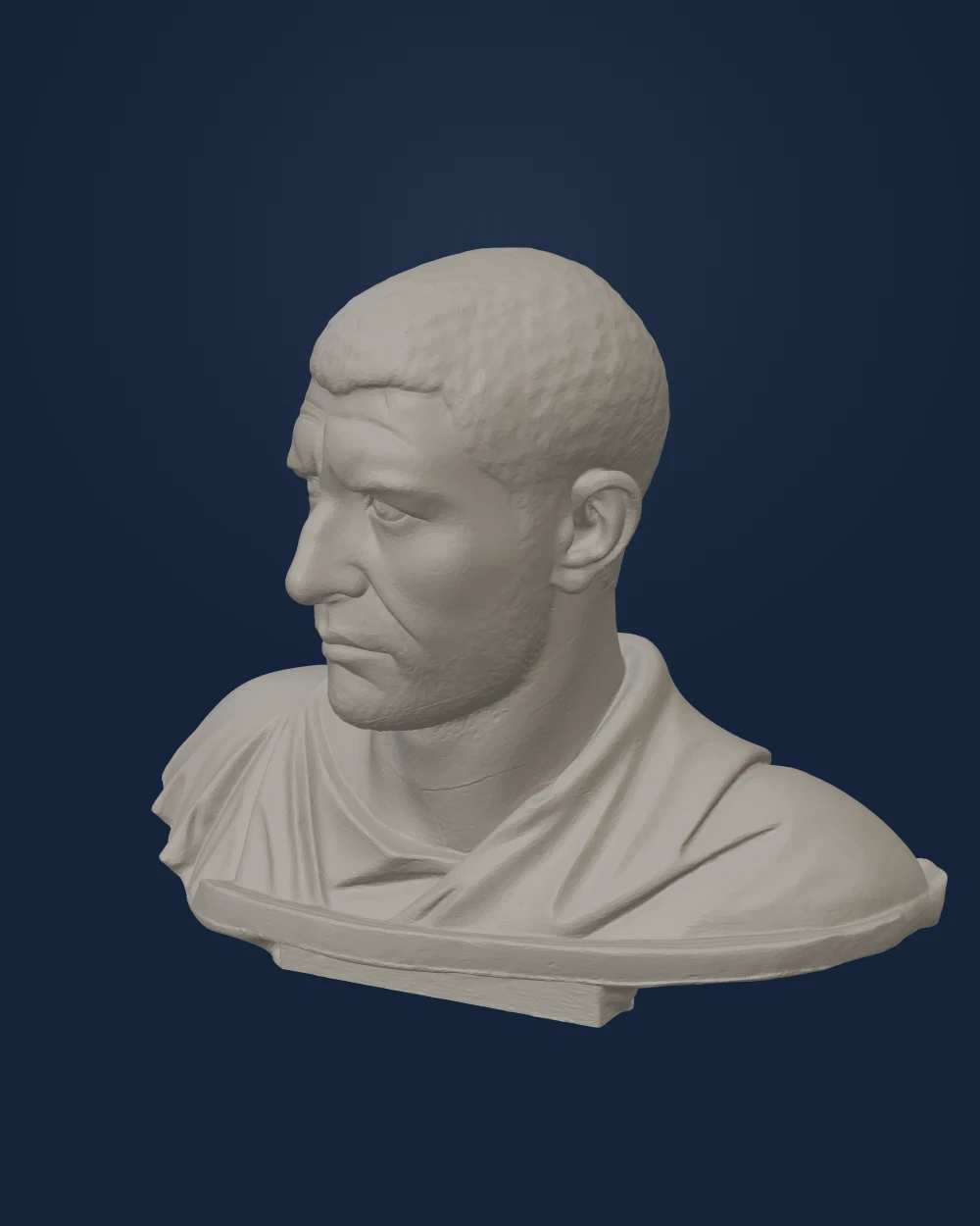 Portrait of Philip the Arab, Marble — Ancient