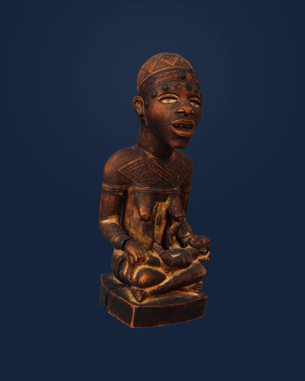 Kongo Maternity Figure