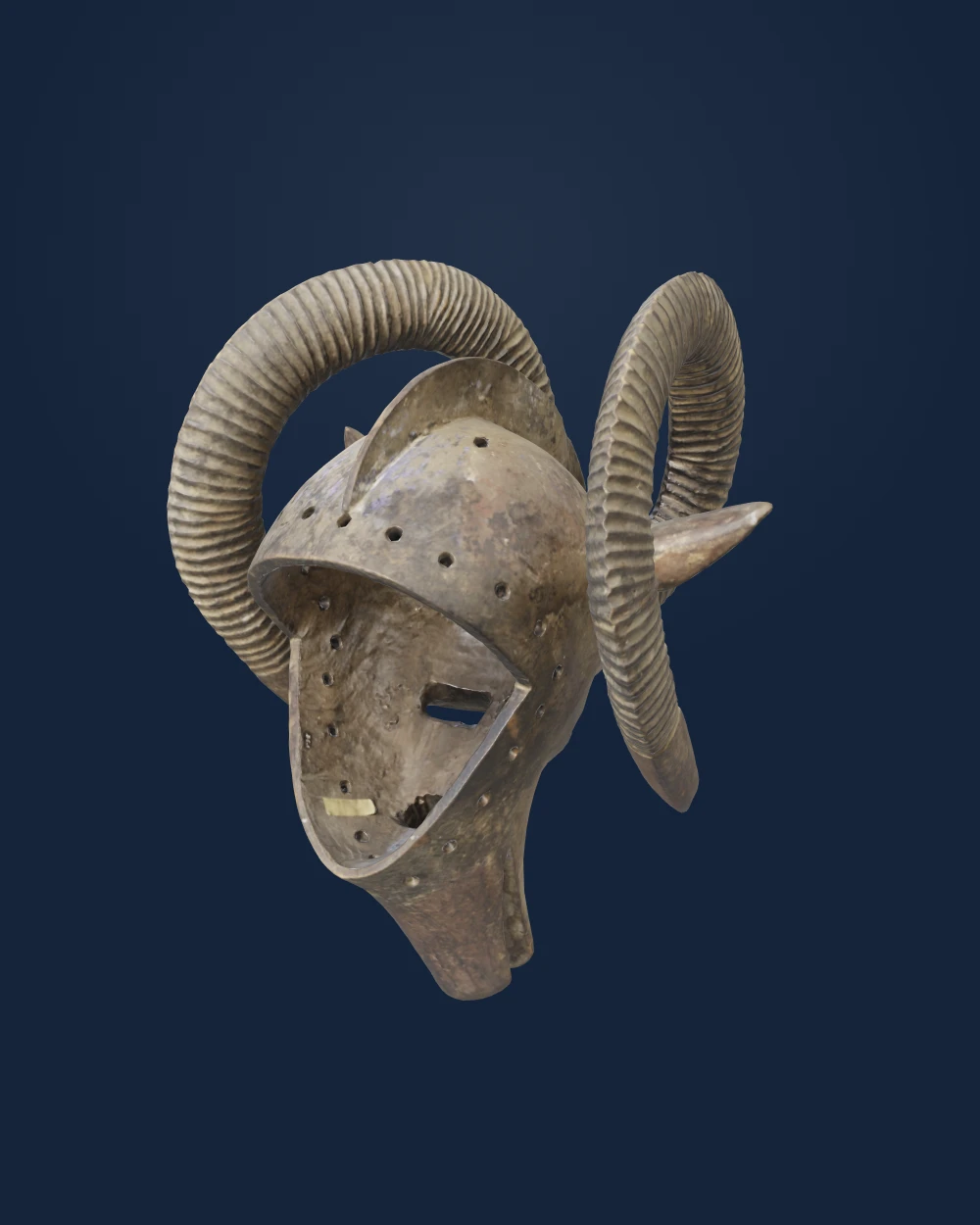 Ram Mask (Bolo) — Bobo-style blacksmith-carver · possibly early 1900s