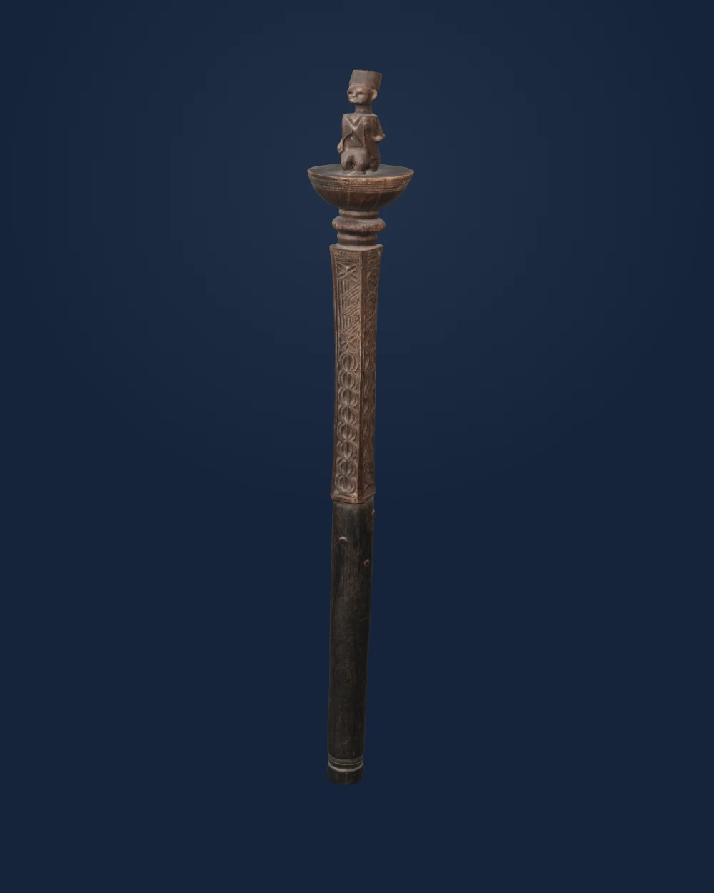Staff — Swahili artist · 19th-20th century