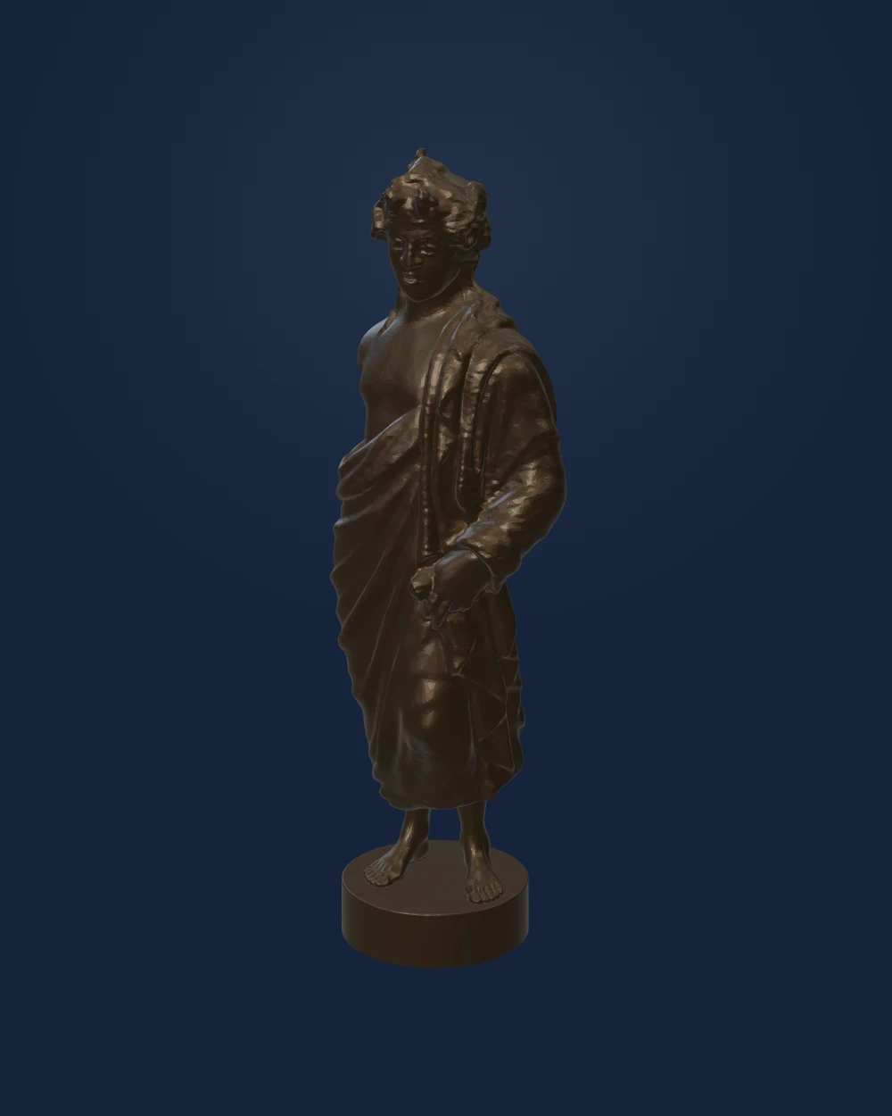 Young Bacchus Bronze, Bronze — Undated